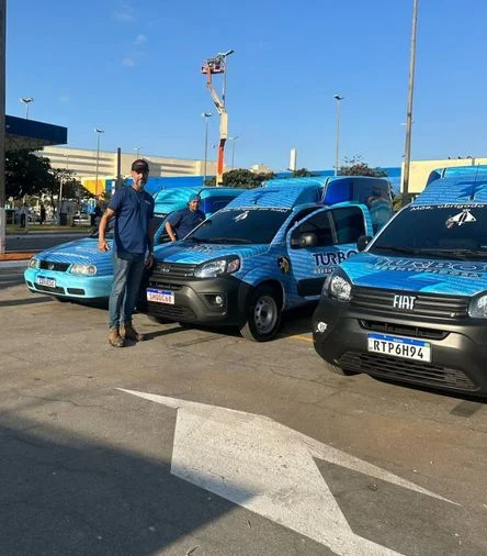 Frota de veículos da Desentupidora Turbo em Belo Horizonte